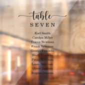 Raamklemmen Rustieke Trouwstoel Teken Raamsticker (Vel 2)