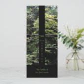 Raamkruis op Natuur Tuin Sympathie Dank U I Kaart (Staand voorkant)