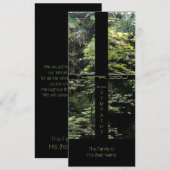 Raamkruis op Natuur Tuin Sympathie Dank U I Kaart (Voorkant / Achterkant)