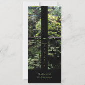 Raamkruis op Natuur Tuin Sympathie Dank U I Kaart (Voorkant)