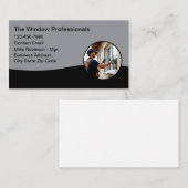 Raamproductie en -installatie visitekaartje (Voorkant / Achterkant)