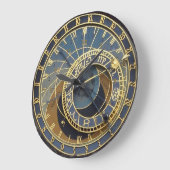 Raampunk-stijl astronomische praag grote klok (Hoek)
