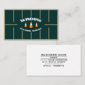 Raamschoonmaak Wassen Commerciële Diensten Pro Visitekaartje (Voorkant / Achterkant)