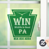 Raamsticker (Huis)