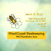 Raamsticker - Bijenbedrijf (Vel 3)