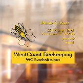 Raamsticker - Bijenbedrijf (Vel 2)