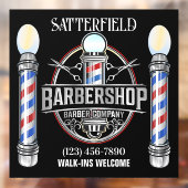 Raamsticker kapperszaak (Vel 2)