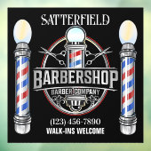 Raamsticker kapperszaak (Vel 3)