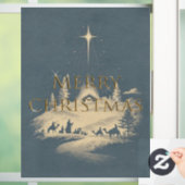 Raamsticker Kerstmis (Huis)