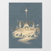 Raamsticker Kerstmis (Vel)
