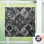 Raamsticker Regal Black Lace (Huis)