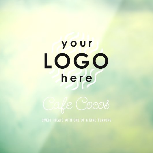 Raamsticker voor café (Vel 3)