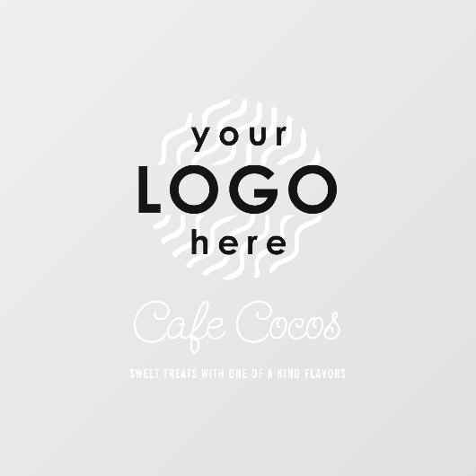 Raamsticker voor cafés (Vel)