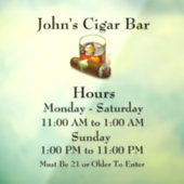 Raamsticker voor winkel of bedrijf (Vel 3)