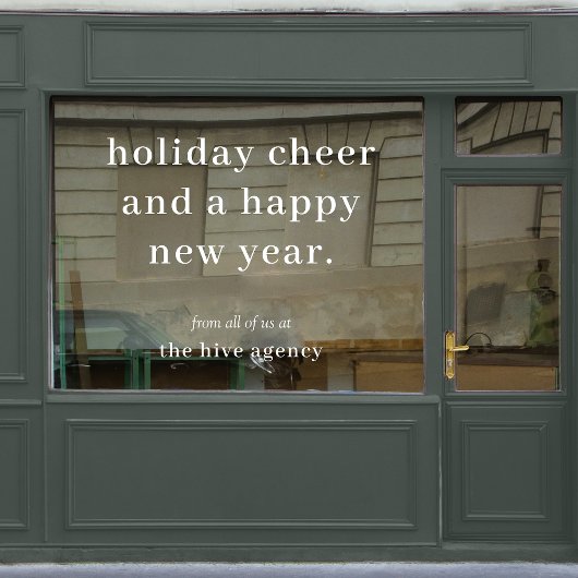 Raamsticker | Zakelijke Kerst Groet