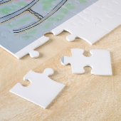 Raamthee en Bloemen Legpuzzel (Zijkant)