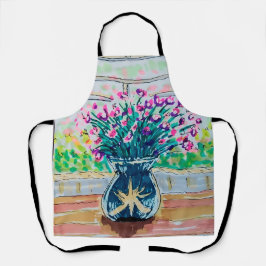 Raamthee en Bloemen Schort