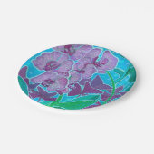 Raamwerk in tuinbouwvloeren papieren bordje (Gekanteld)