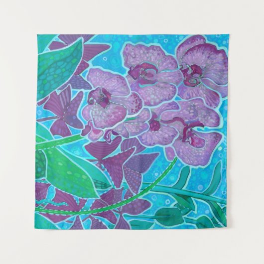 Raamwerk in tuinbouwvloeren wandkleed (Voorkant (horizontaal))