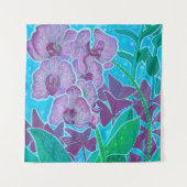 Raamwerk in tuinbouwvloeren wandkleed (Voorkant)