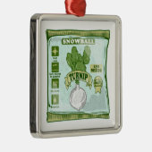 raapzaad voor de teelt van groenten metalen ornament (Rechts)