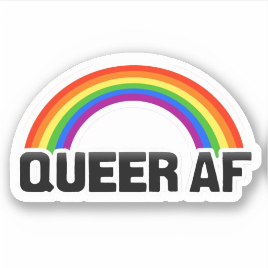 RAAR AF STICKER (Voorkant)
