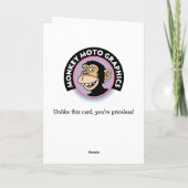 Raar en schitterend Jubileum Kaart (Achterkant)