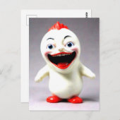 Raar grappig beeldje briefkaart (Voorkant / Achterkant)