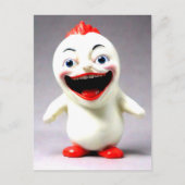 Raar grappig beeldje briefkaart (Voorkant)