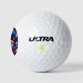 Raar griezelig schattig anime meisje golfballen (Logo)