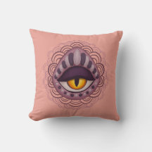 Raar grillig spookachtig oog