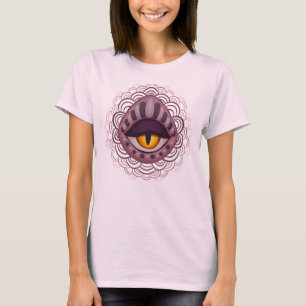Raar grillig spookachtig oog t-shirt