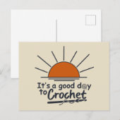 raar haakwerk feestdagenkaart (Voorkant / Achterkant)