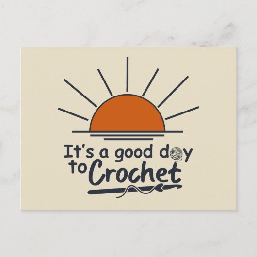 raar haakwerk feestdagenkaart (Voorkant)