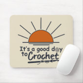 raar haakwerk muismat (Met muis)