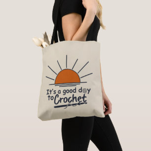 raar haakwerk tote bag