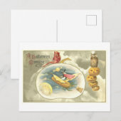 Raar Halloween Witch Briefkaart (Voorkant / Achterkant)