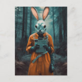 Raar Konijn Briefkaart (Voorkant)