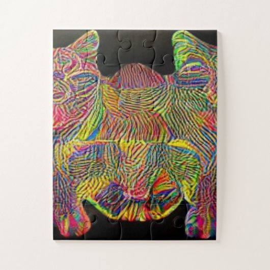 Raar Kool Katz Legpuzzel (Verticaal)