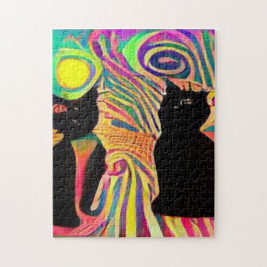 Raar Kool Katz Legpuzzel (Verticaal)