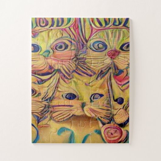 Raar Kool Katz Legpuzzel (Verticaal)