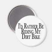 Raar liever mijn vuile bike. magneet (Voorkant / Achterkant)