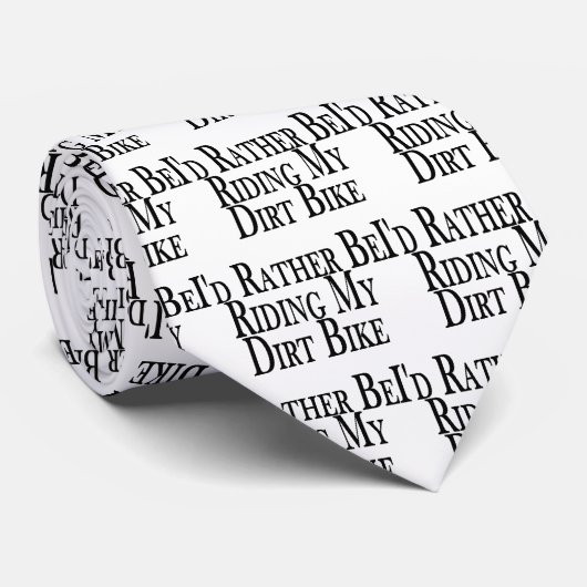 Raar liever mijn vuile bike stropdas (Opgerold)