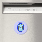 Raar maar schattig kawaii kat hond wezen magneet (Insitu (Vaatwasser))