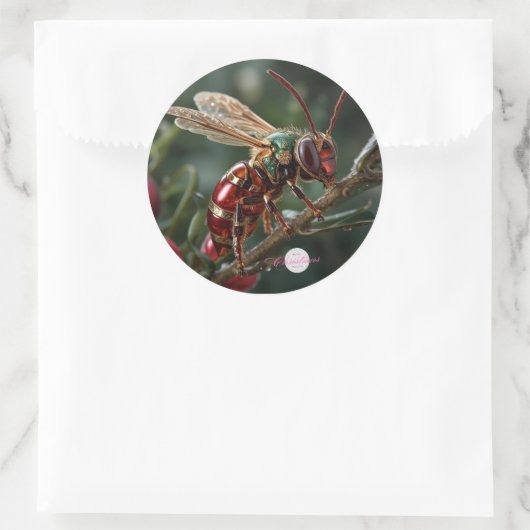 Raar & Mooie Vakantie Insect Sticker (Tas)