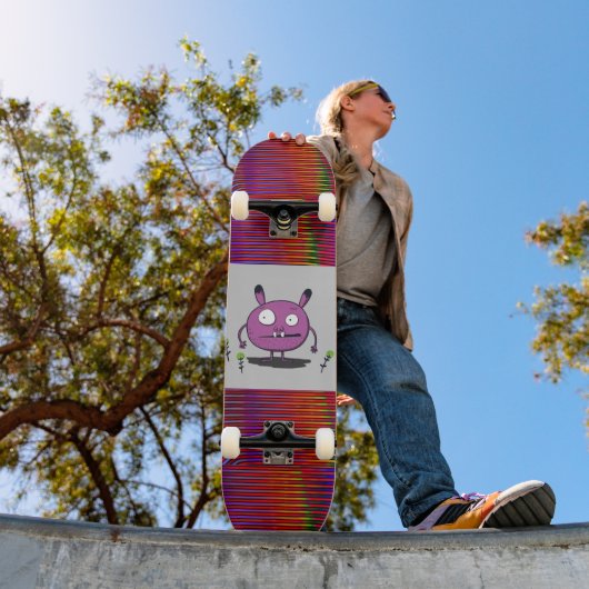 RAAR PAARS MONSTER Skateboard (Buiten 1)
