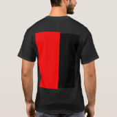 Raar Rood en Zwart  T-shirt (Achterkant)