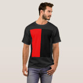 Raar Rood en Zwart  T-shirt (Voorkant volledig)