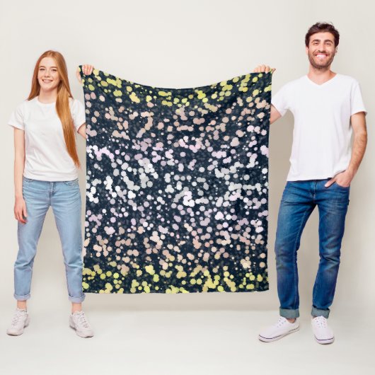 Raar Schattig Retro Boho Bloemige Pangender Pride Fleece Deken (In situ)