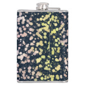 Raar Schattig Retro Boho Bloemige Pangender Pride  Heupfles (Achterkant)